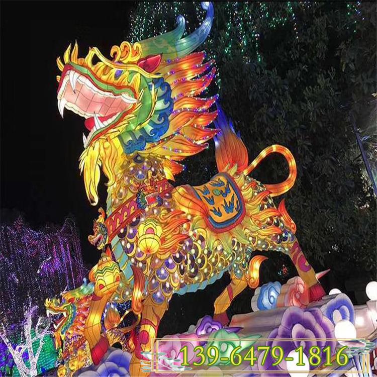 个性户外景观花球花柱 花博会麒麟造型 立体花盆耐晒