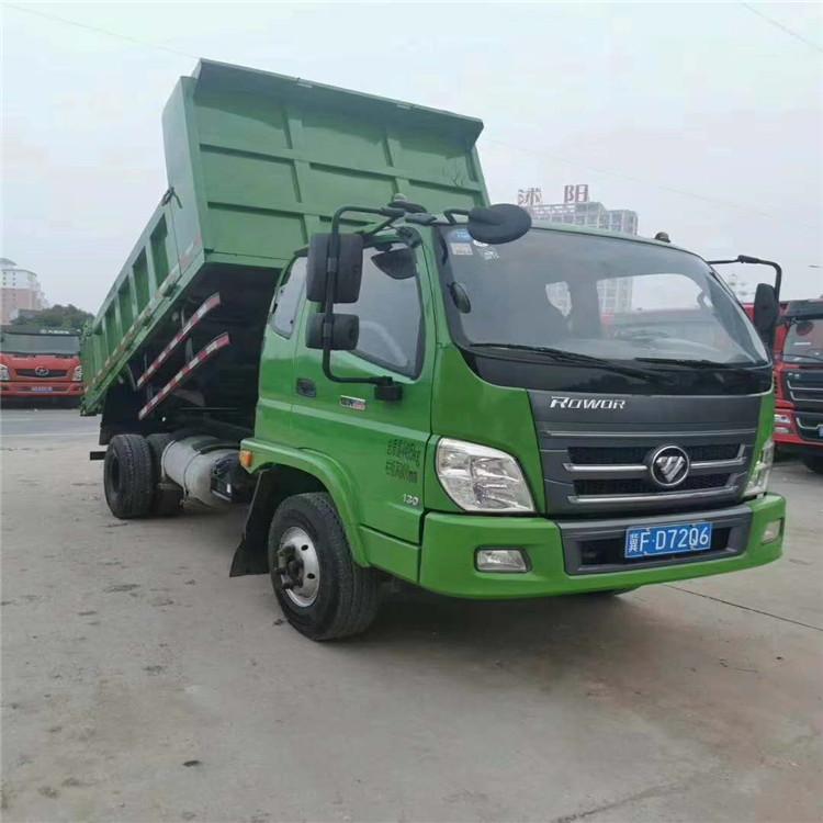新款国五福田时代金刚自卸车 工地拉沙自卸车 时代金刚3.8米小蓝牌自卸车