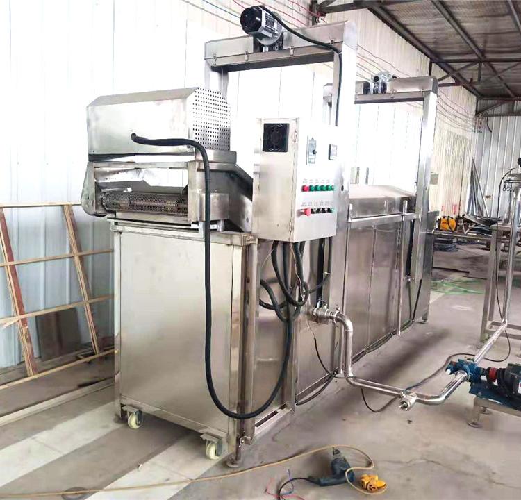 休闲食品油炸全套设备生产厂家  欢迎来电  供应薯片油炸流水线