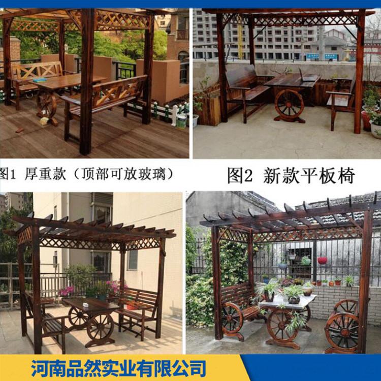 加工定制木花架 庭院阳台碳化多层花架批发 推荐 欢迎咨询