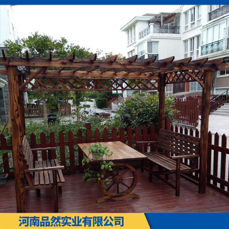 花园拱形门葡萄架 防腐木花架价格 长期供应 大量现货