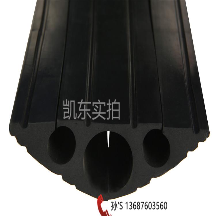 橡胶电缆套管 青岛凯东三孔电缆套 电缆保护套