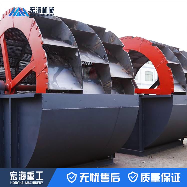 河沙洗砂机生产线 螺旋洗砂机 生产厂家双排轮斗式洗砂机