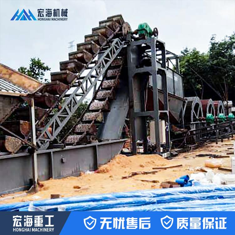 宏海重工时产150方洗砂设备 洗砂脱水一体机价格 洗砂生产线