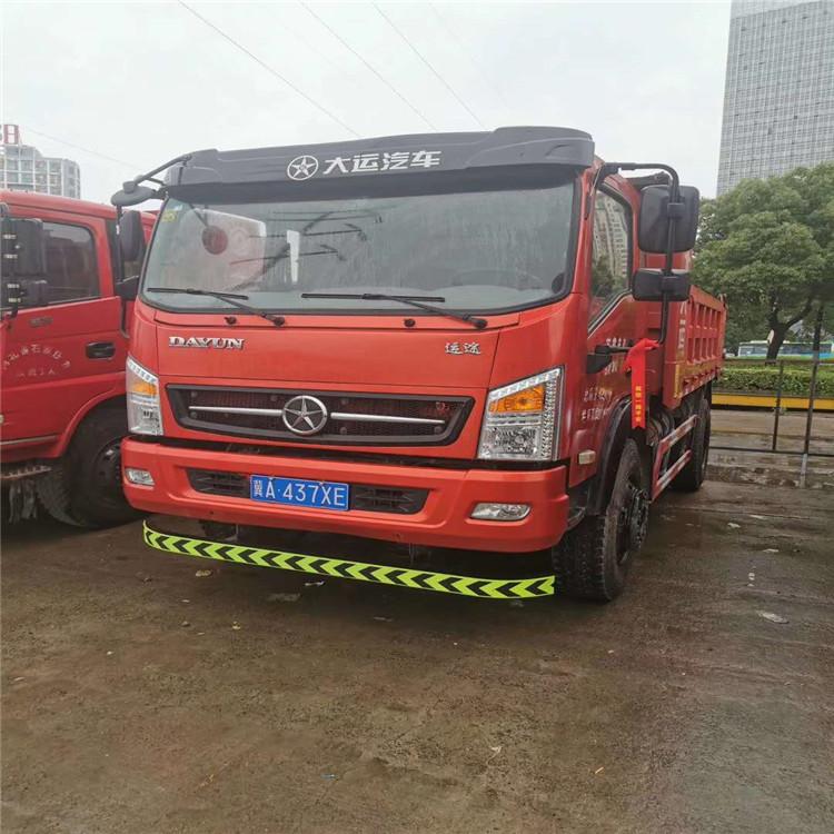 18年大运蓝牌自卸车 司机一手车源 国五工程翻斗车