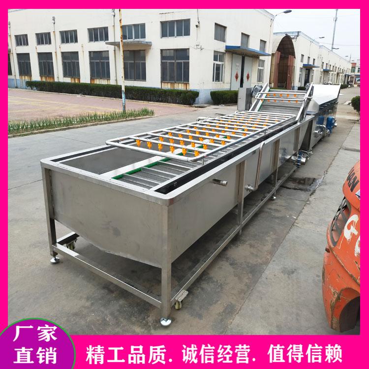 竹笋蒸煮漂烫流水线 雪菜漂烫护色机 全自动漂烫杀青流水线 莴苣蒸煮漂烫机