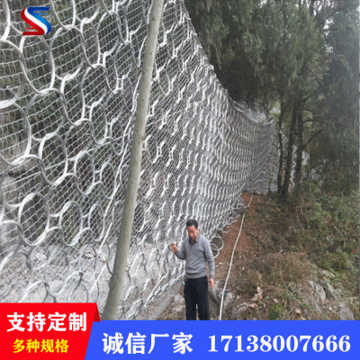 成都边坡防护网被动边坡防护网sns柔性山体防护网防落石滑坡钢丝边坡防护网