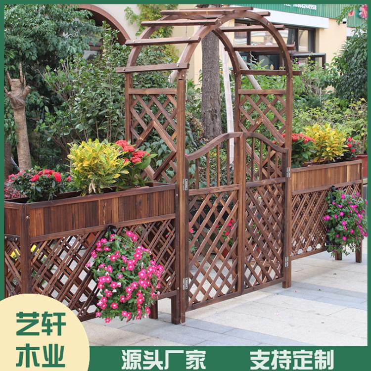 景区防腐木围栏 防腐木围栏定制 根据需求定制加工