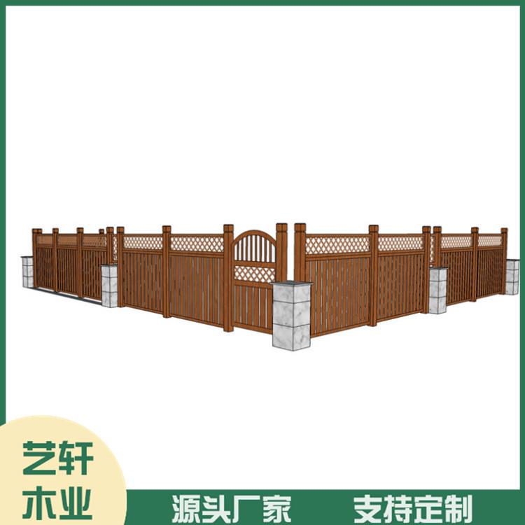 厂家定制防腐木围栏 防腐木小围栏 根据需求定制加工
