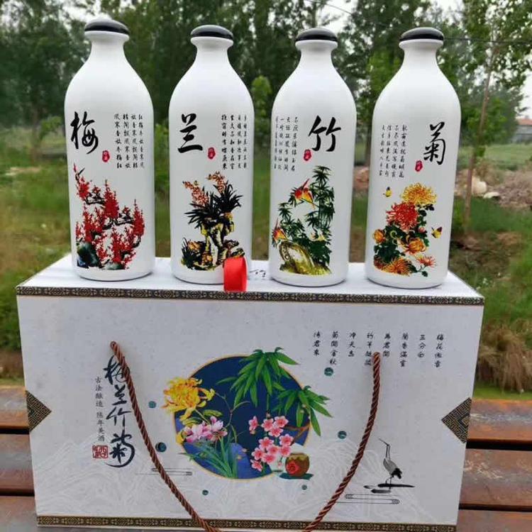 500ML雕花玻璃瓶 郓城富兴酒类包装