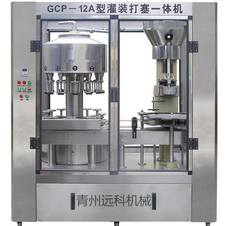 远科红酒灌装机   葡萄酒灌装生产线  全自动果酒灌装机  厂家直销