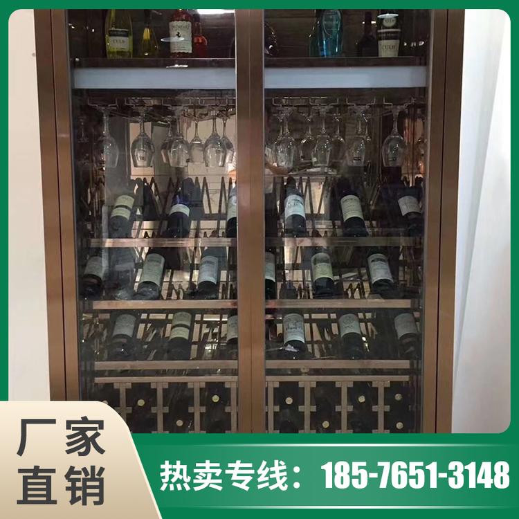 酒柜展示柜 欧式酒柜定制 标艺不锈钢厂家供应