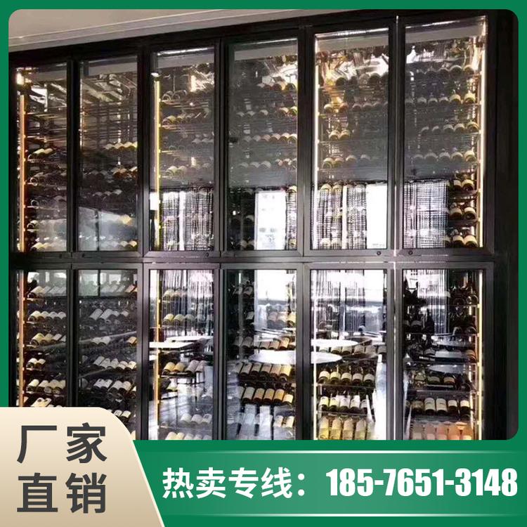 客厅酒柜 玻璃恒温酒柜 标艺不锈钢厂家供应