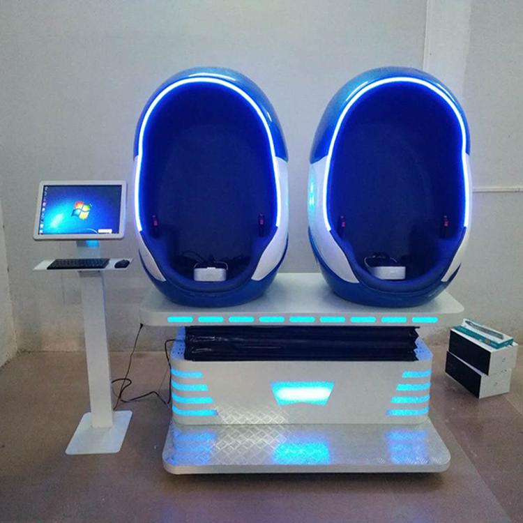 VR双人蛋椅 9d蛋椅vr互动体验vr设备一套vr太空舱vr自助机乐阳设备