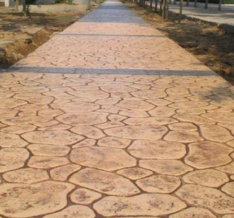 压花地坪 路面压模水泥路面压花 地坪压花 艺术地坪 彩色压花地坪 压花地坪厂家