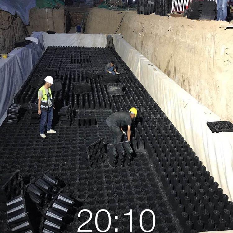 陕西PP模块厂家 西安雨水回收系统 pp雨水模块收集池西安雨水回收系统 雨水收集回收利用系统