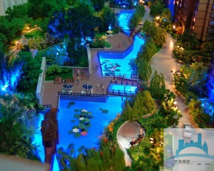 景观沙盘模型 景观模型制作分析 住宅景观模型
