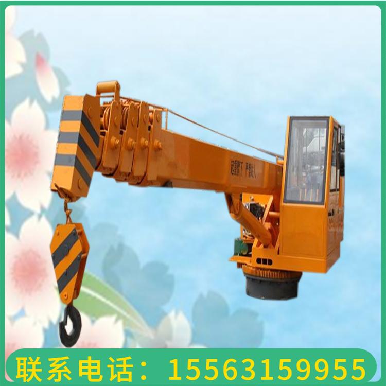 现货出售船吊 多功能旋转液压船吊集装箱大型货物装卸船吊港口吊