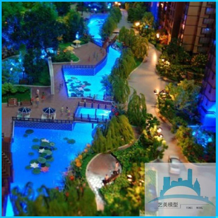 景观园林模型 公园景观设计模型 3d景观模型
