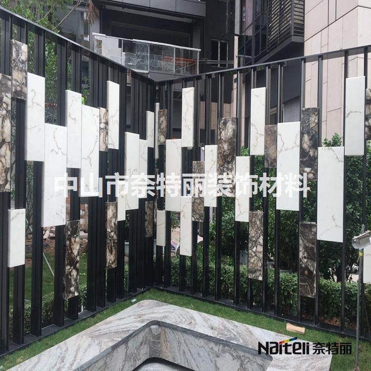 专业生产异形透光石 仿云石灯盒 透光板 人造树脂板