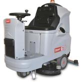 清洗工厂车间地面用洗地机_贝纳特H760B驾驶式双刷洗地机