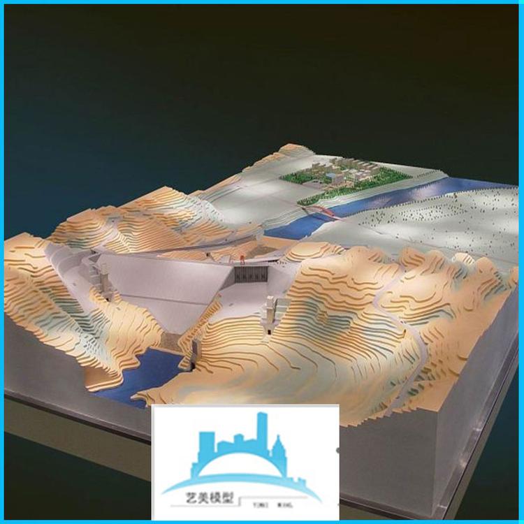 专业地形地貌沙盘模型 地形地貌模型 地形地貌沙盘图片