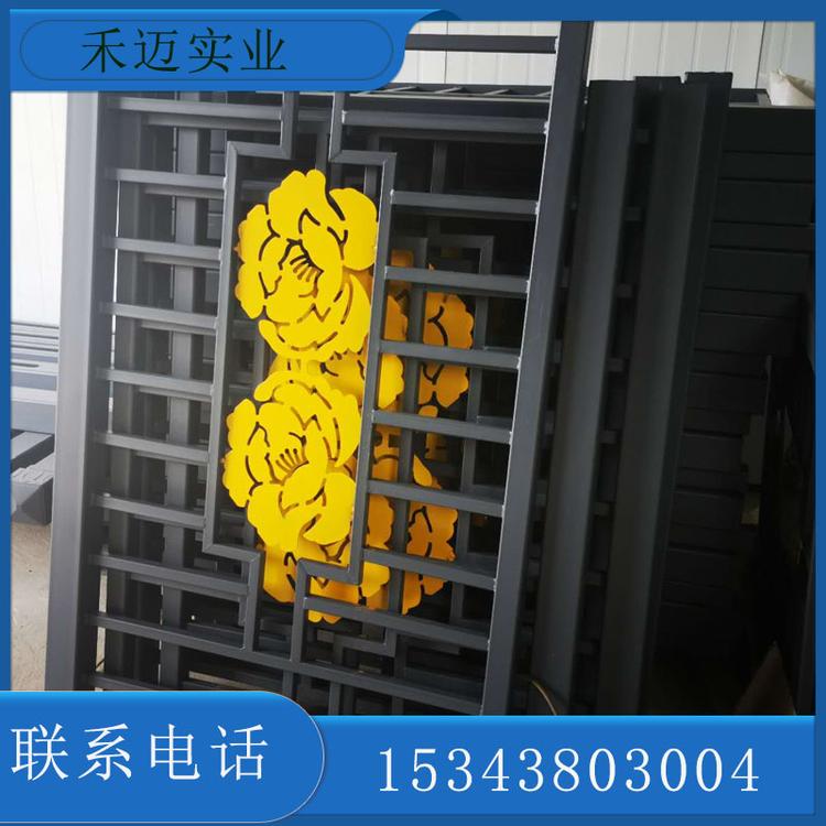 河南景区塑钢护栏 牡丹花隔离护栏 直销价格