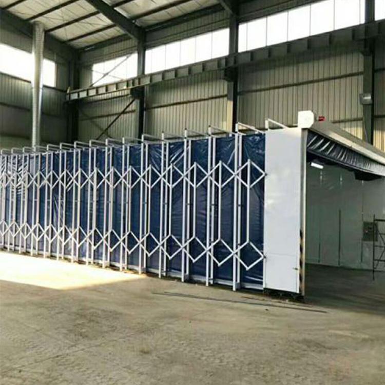 移动伸缩房 喷烤漆专用移动伸缩房/篷 汽车烤漆房 高温烤漆房成套设备