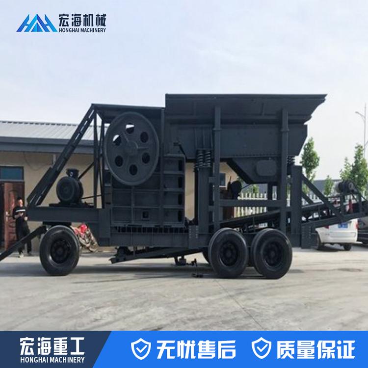 现货移动锤式破碎机 锤式砖瓦制砂机 风化砂制砂生产线价格型号