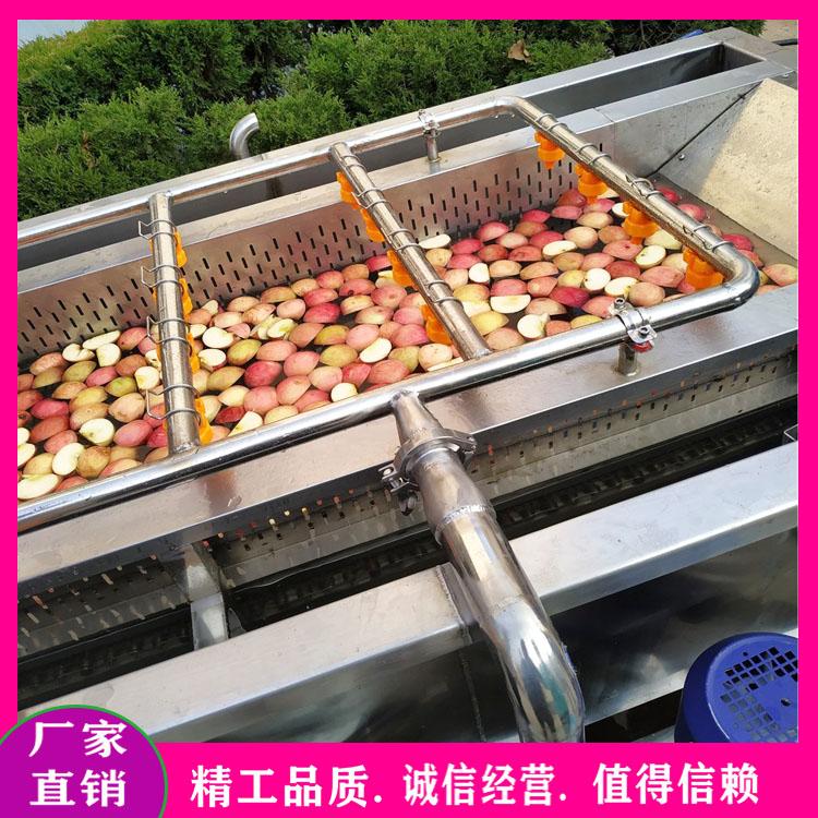 山野菜清洗漂烫护色生产线 菌类漂烫冷却线 秋葵清洗漂烫机 蔬菜清洗漂烫预煮流水线
