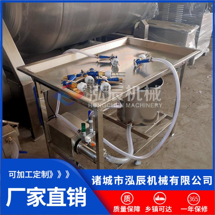 泓辰8针双枪注射机 猪肉块盐水注射机 牛腱肉入味腌制机 现货包邮