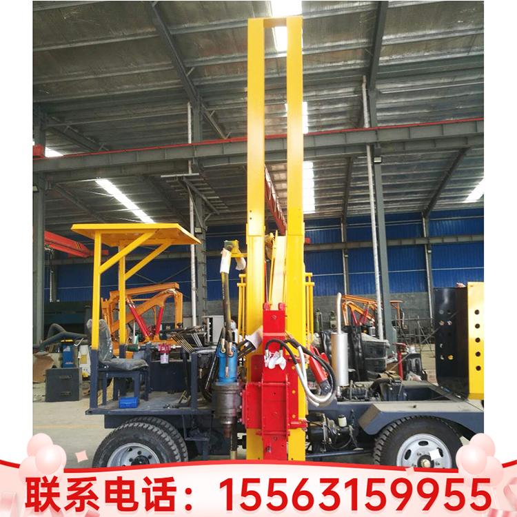 带驾驶室的护栏打桩机 85锤头打桩拔桩一体机 挑战1天五百桩