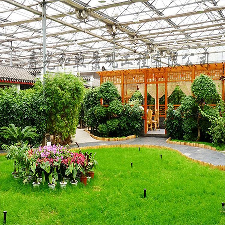 和煦  生态温室餐厅   假山花园温室餐厅
