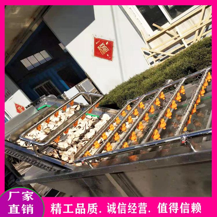全自动毛豆漂烫杀青流水线 不锈钢蔬菜气泡清洗机 枸杞清洗风干机 多功能果蔬清洗机