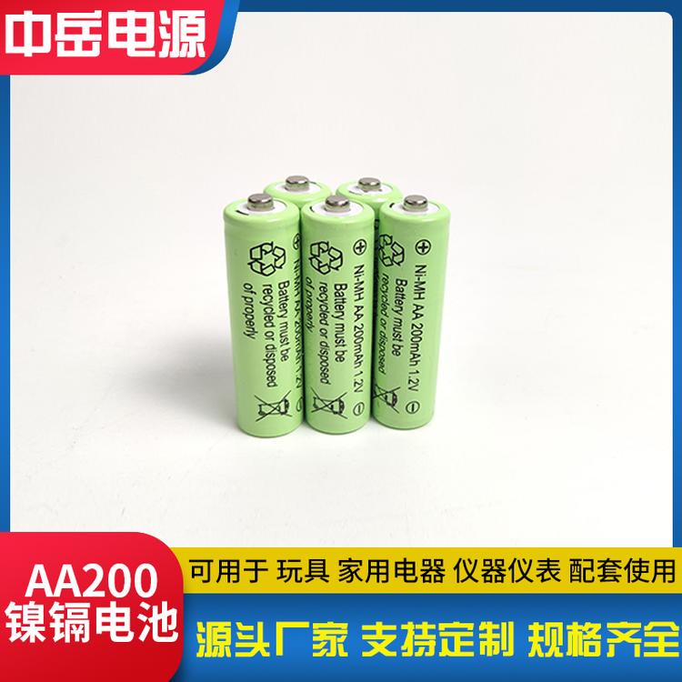 镍氢充电电池 1.2v ni-MN AA200毫安电池 遥控车电池