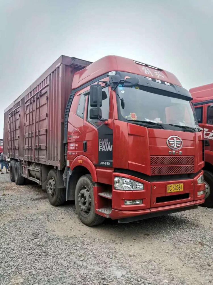 二手解放9米6厢式货车 江西二手载货车