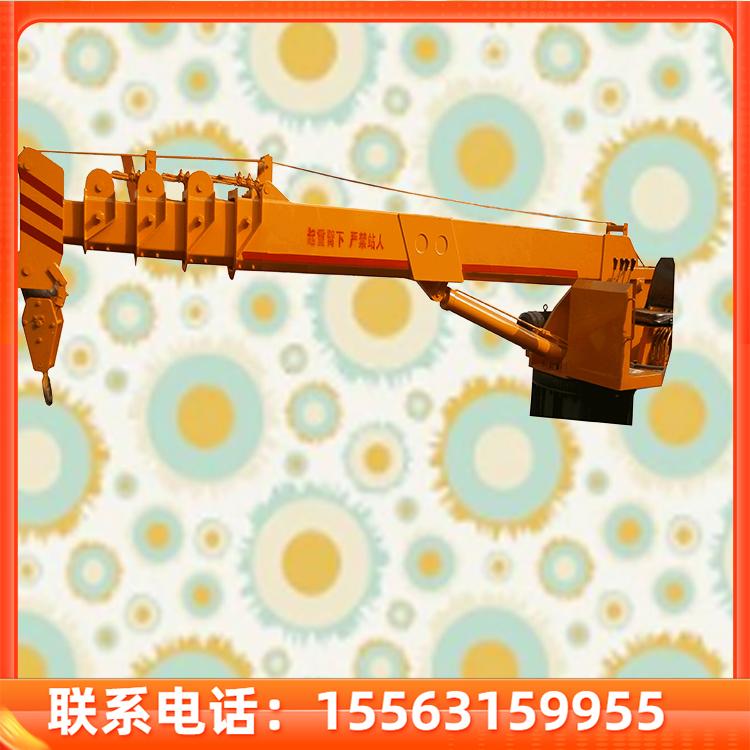 日照港口船吊 加工定制船用起重机 小型浮吊船 厂家加工 结实耐用