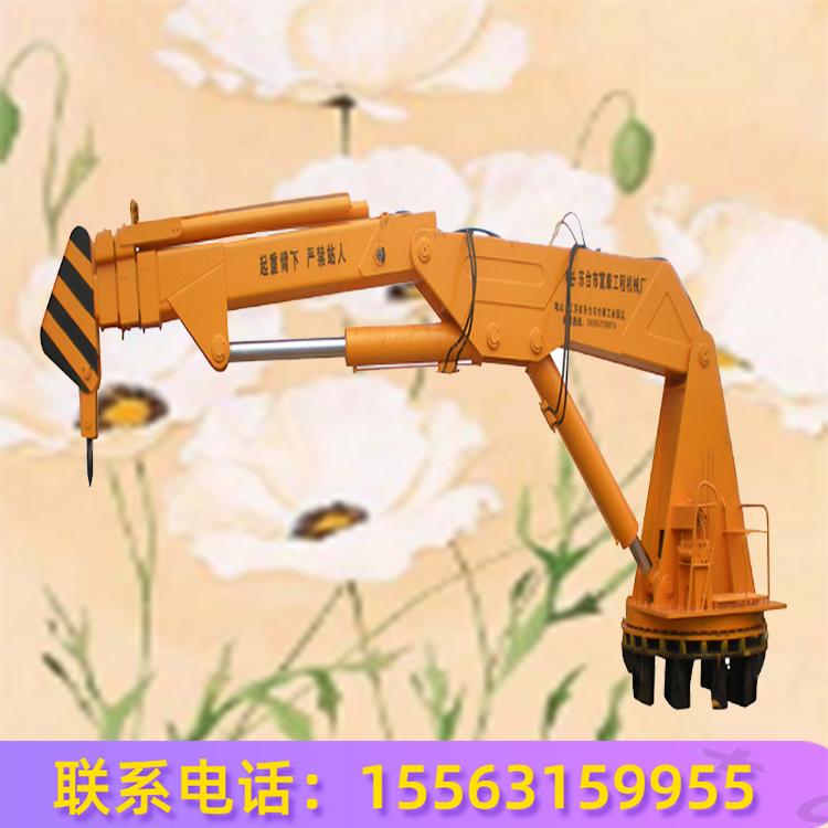 直销折臂船用吊 港口码头船吊 悬臂起重机生产厂家 济宁久胜