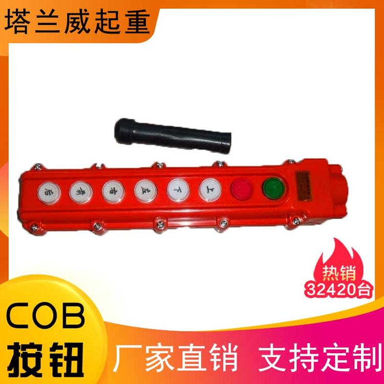 直销COB防雨型按钮 蘑菇头急停开关批发起重机电动葫芦按钮手柄