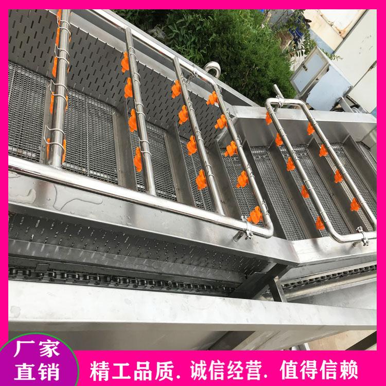 山楂黄桃罐头漂烫蒸煮机 蒸煮漂烫杀菌流水线 深加工山楂蒸煮漂烫机 果蔬气泡清洗机