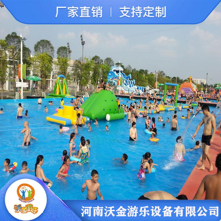 移动水上乐园 充气水池 广场充气水池 环保材质 加厚耐磨
