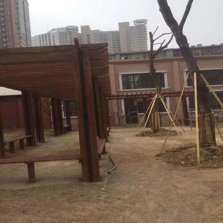 休闲景观防腐木花架 防腐木花架批发 货源充足 量大从优