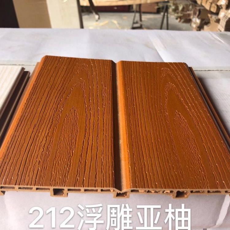 绿可木生态木V型槽212板  西安厂家生态木直供