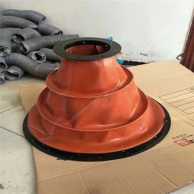 吉航厂家生产管道接口帆布软连接 风机耐高温帆布软连接 质优价格优