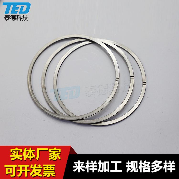 泰德售304不锈钢轴用密封叠环R涨圈 耐高温高压机械密封叠环