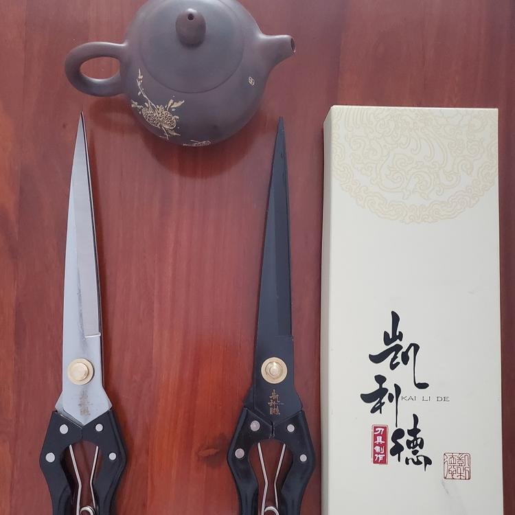 正宗青州凯利德手动羊毛剪刀弹簧手工大号家用剪子兔毛剪狗毛的工具修毛剪大剪刀