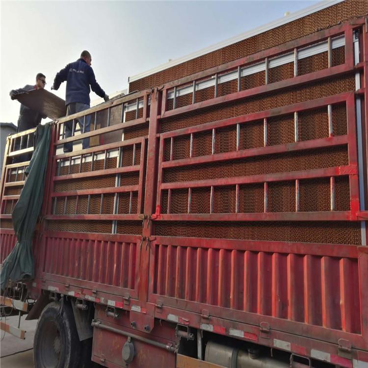推荐山东富鋆降温湿帘纸 10公分15公分铝合金水帘墙 湿帘  尺寸定制