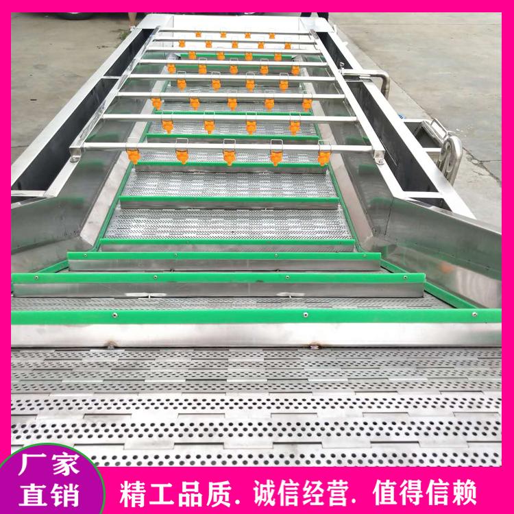 连续式裙带菜果蔬加工设备 多功能海蜇气泡清洗机 荞麦芽气泡清洗机厂家直销