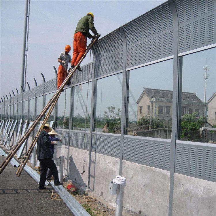 陕西公路隔音墙板生产厂家铁路声屏障西安小区声屏障空调机组冷却塔隔音屏