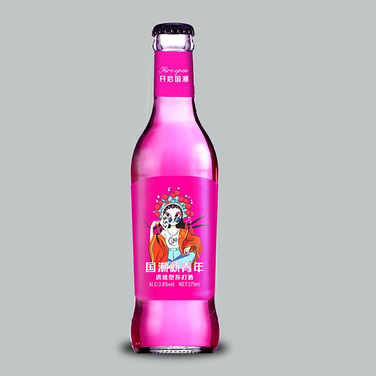 苏打酒直销 山东开启国潮苏打酒 厂家推荐